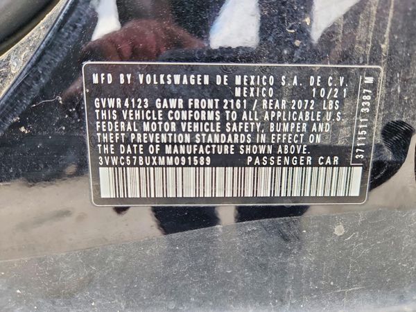 2021 VOLKSWAGEN JETTA S / SE / R-Line