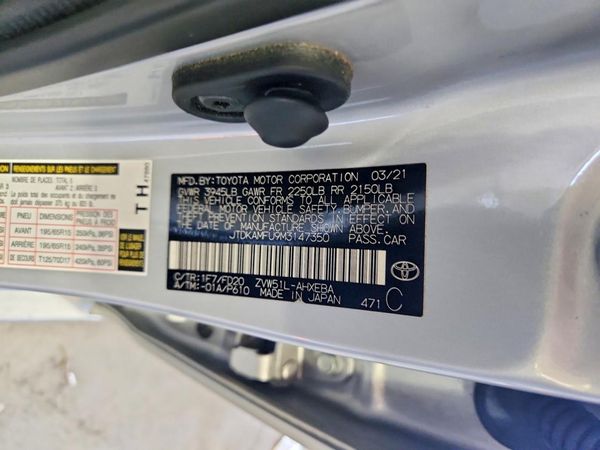 2021 TOYOTA PRIUS
