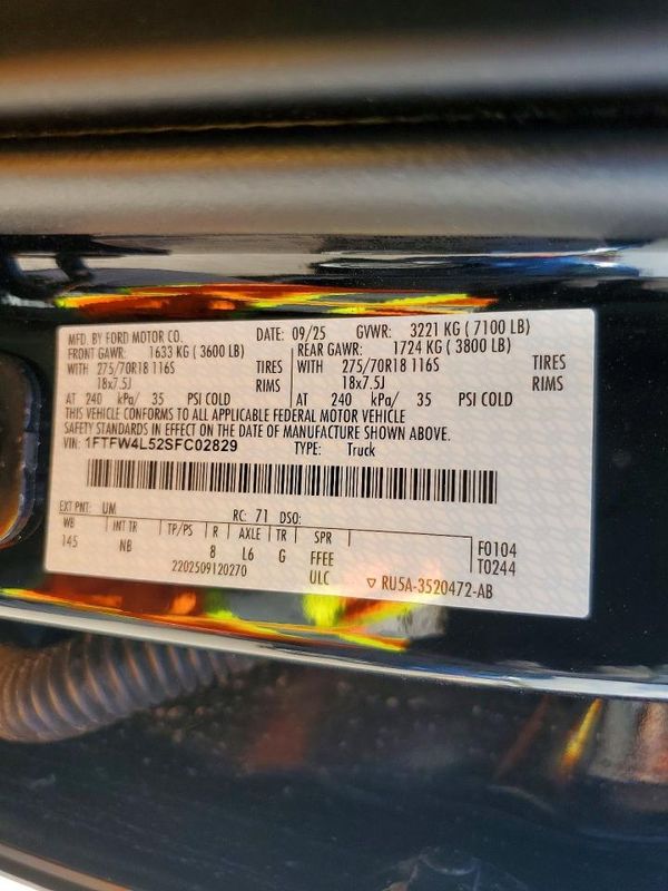 2025 FORD F150 Tremor