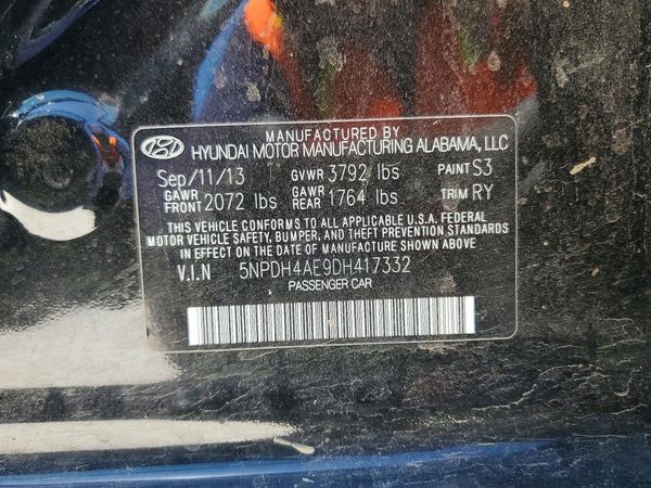 2013 HYUNDAI ELANTRA
