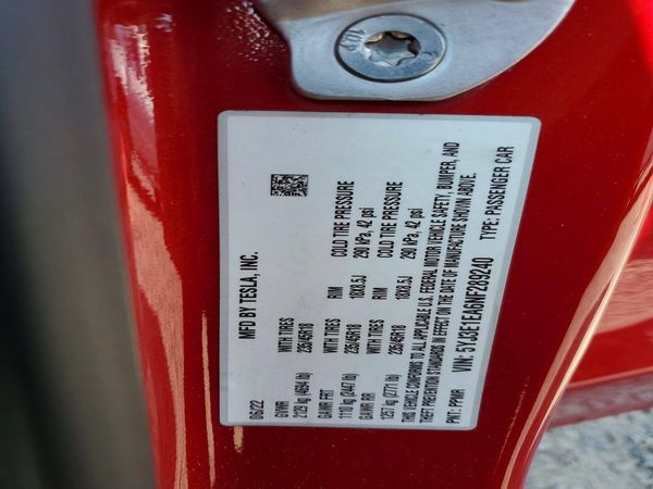2022 TESLA MODEL 3