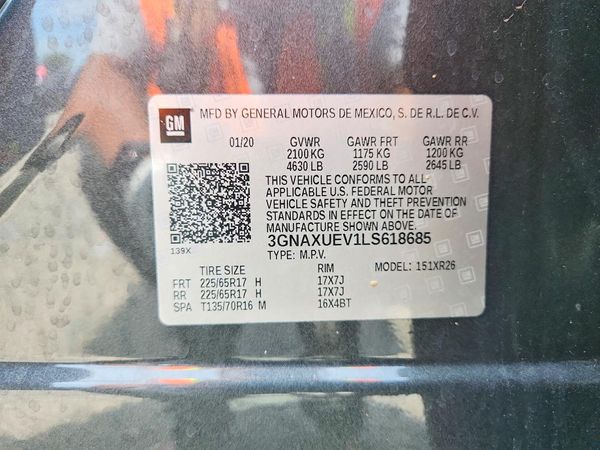 2020 CHEVROLET EQUINOX LT (1LT)