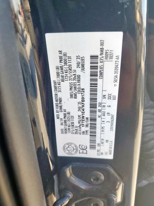 2019 FORD F150