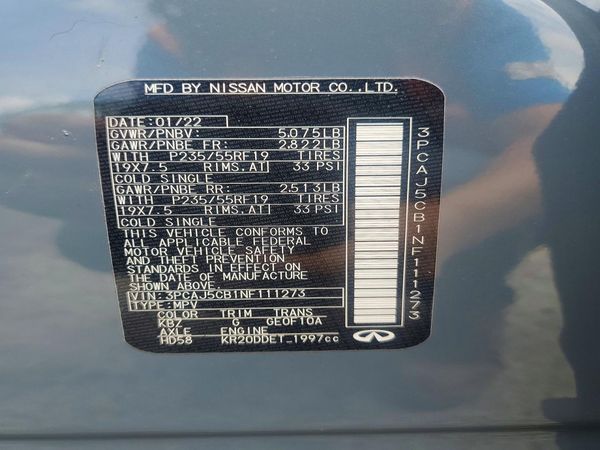 2022 INFINITI QX50 Essential