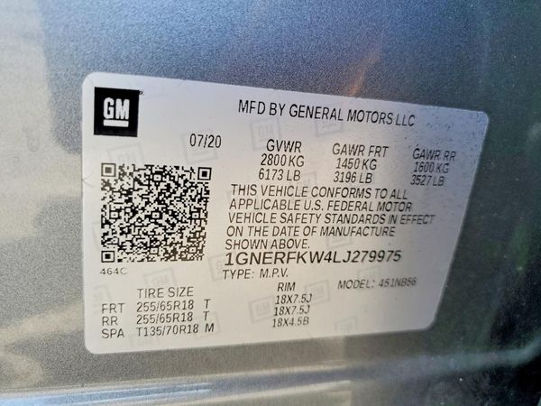 2020 CHEVROLET TRAVERSE