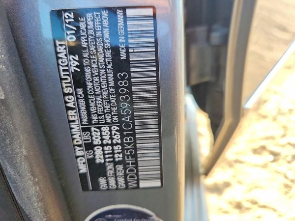 2012 MERCEDES-BENZ E