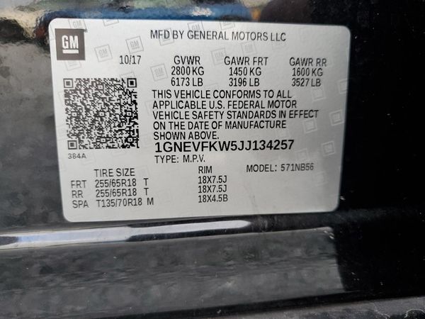 2018 CHEVROLET TRAVERSE