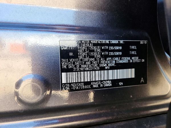 2019 TOYOTA RAV4 XLE Premium
