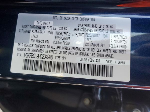 2017 MAZDA CX-5