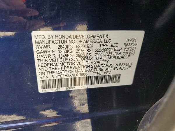 2022 ACURA MDX ADV