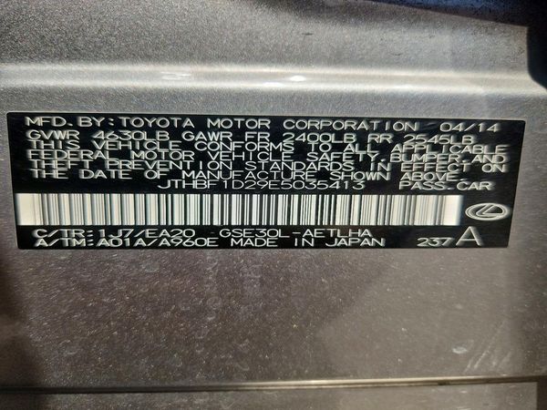 2014 LEXUS IS 250