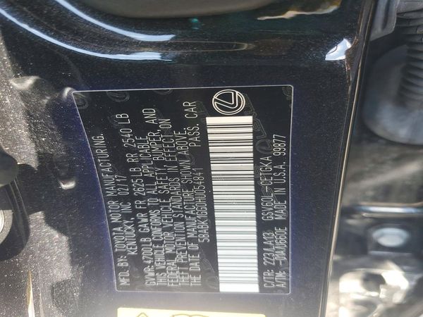 2017 LEXUS ES 350