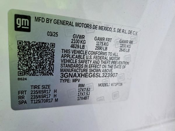 2025 CHEVROLET EQUINOX 1LT