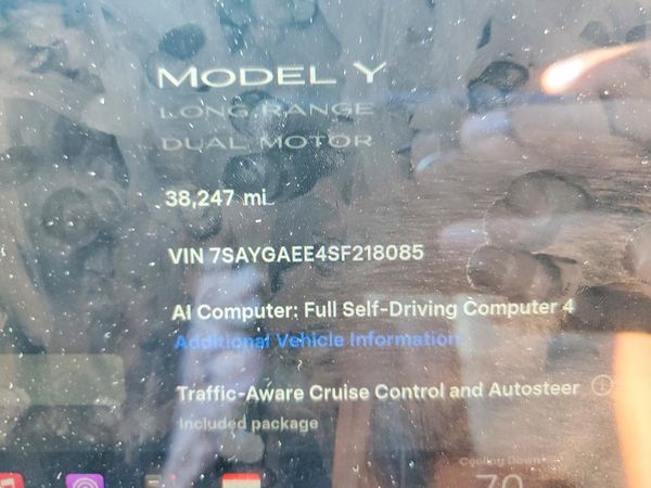 2025 TESLA MODEL Y — ODOM