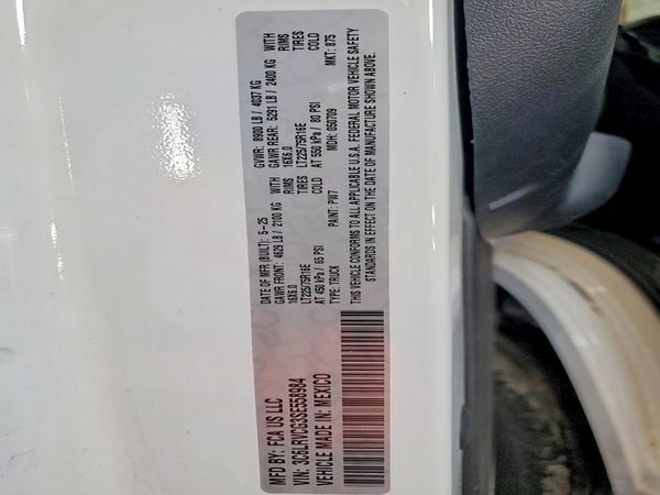 2025 RAM PROMASTER 2500