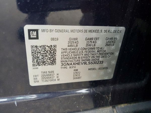 2020 CHEVROLET EQUINOX LS
