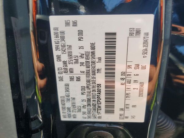2023 FORD F150 SuperCrew