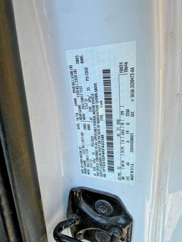 2019 FORD F150