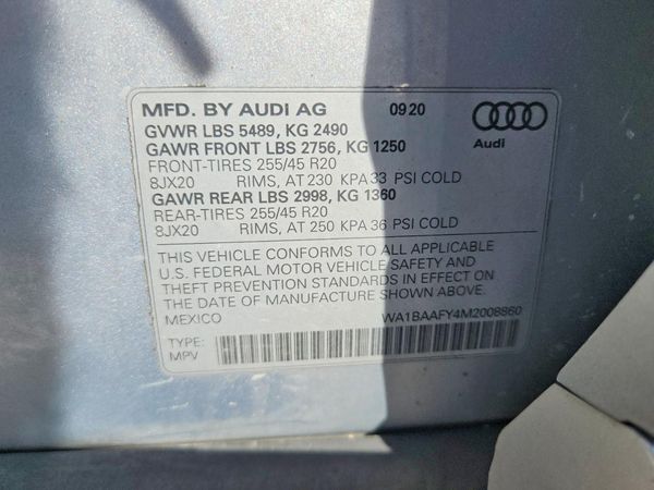2021 AUDI Q5 quattro Premium Plus
