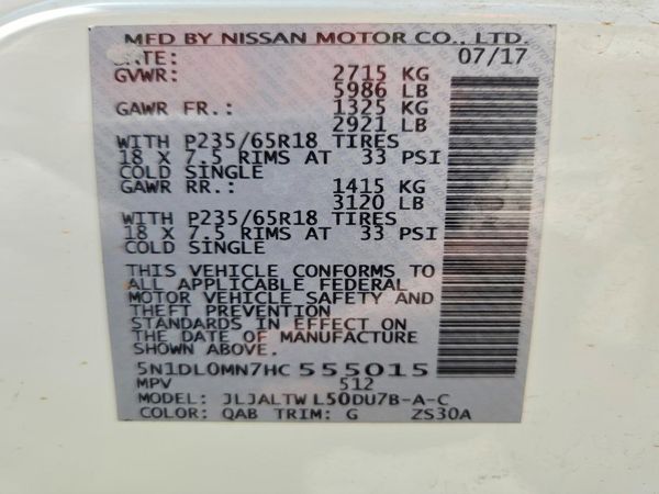 2017 INFINITI QX60