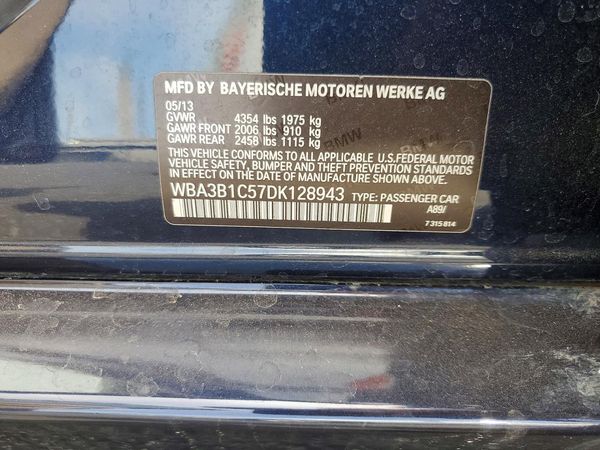 2013 BMW 320 SA