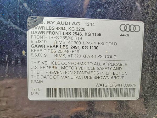 2015 AUDI Q3 quattro Prestige