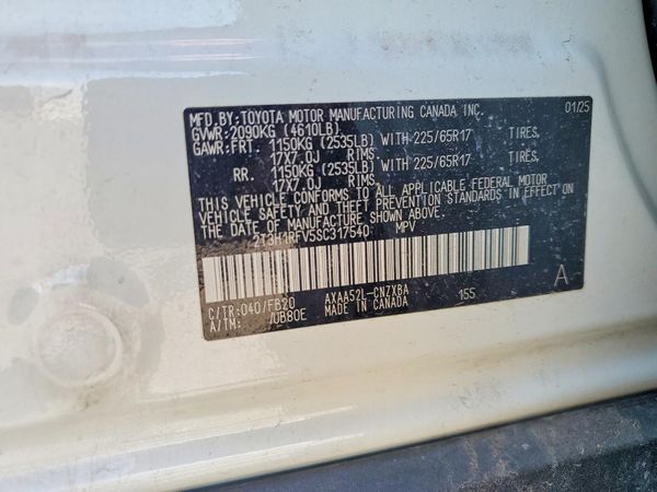 2025 TOYOTA RAV4