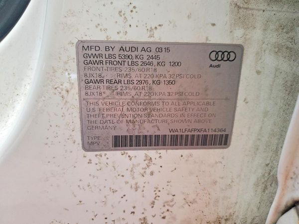 2015 AUDI Q5