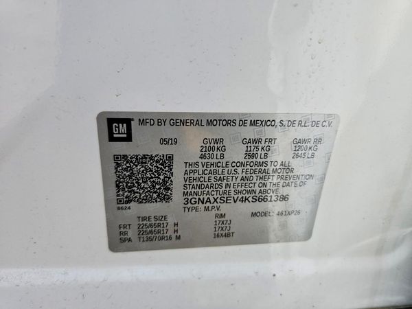 2019 CHEVROLET EQUINOX LS