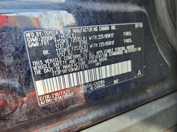 2019 TOYOTA RAV4 XLE / XLE Premium 4WD