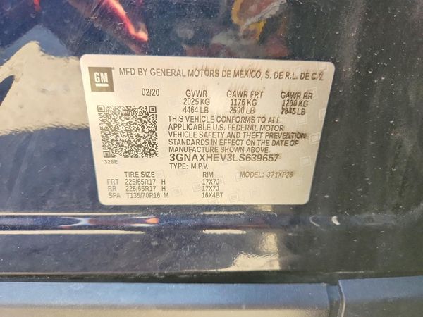 2020 CHEVROLET EQUINOX LS