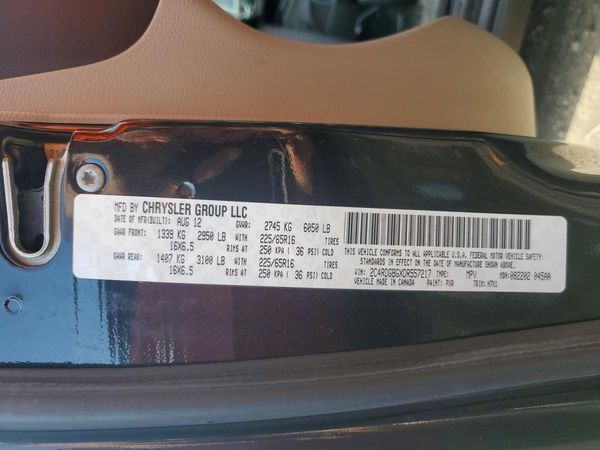 2013 DODGE GRAND CARAVAN SE