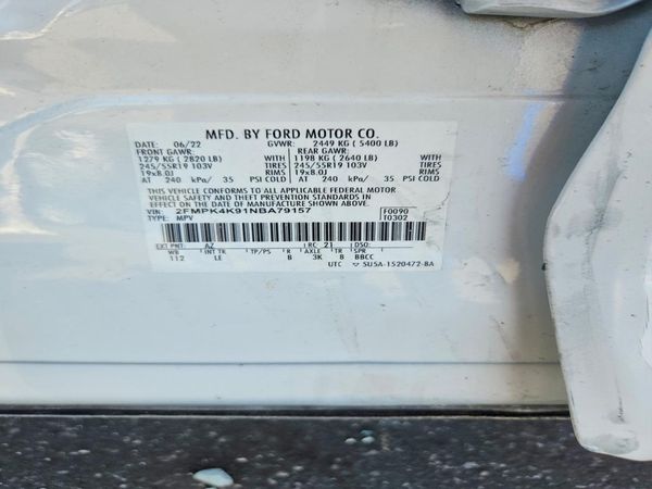 2022 FORD EDGE