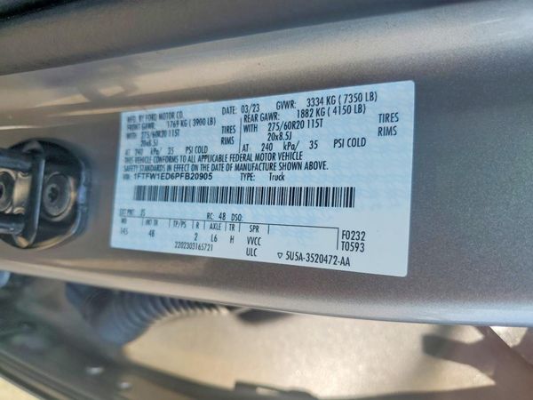 2023 FORD F150 SuperCrew