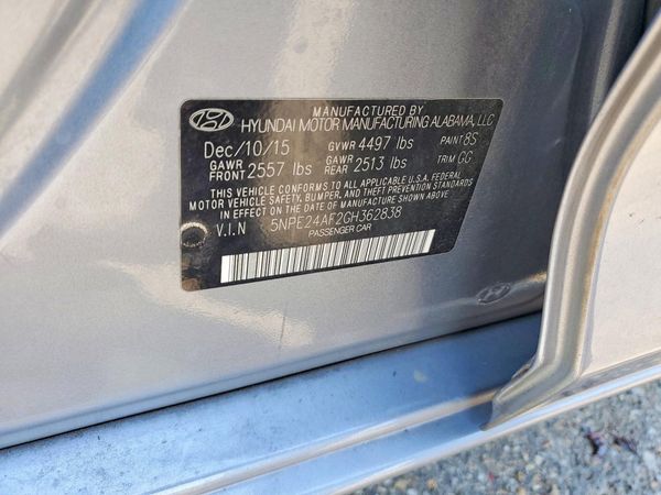 2016 HYUNDAI SONATA
