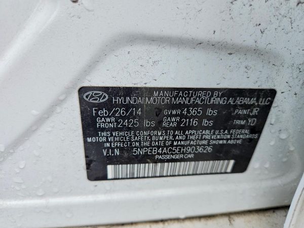 2014 HYUNDAI SONATA