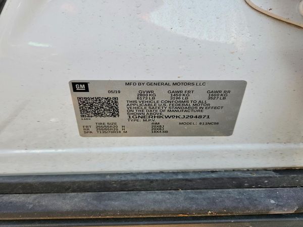 2019 CHEVROLET TRAVERSE LT