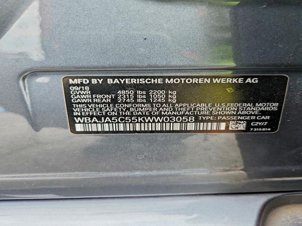 2019 BMW 530