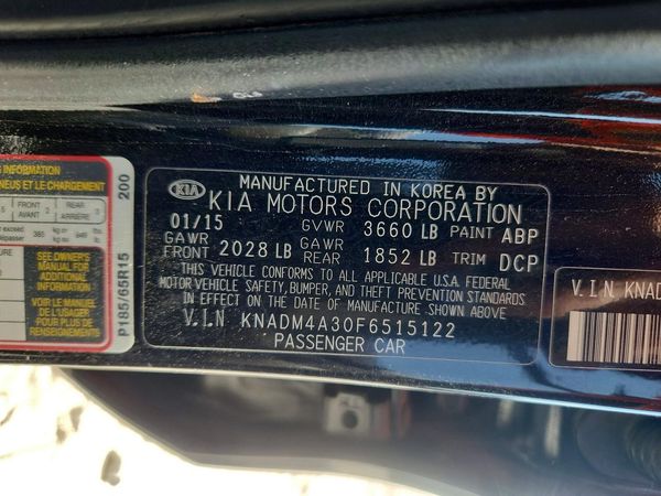 2015 KIA RIO