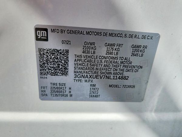 2022 CHEVROLET EQUINOX