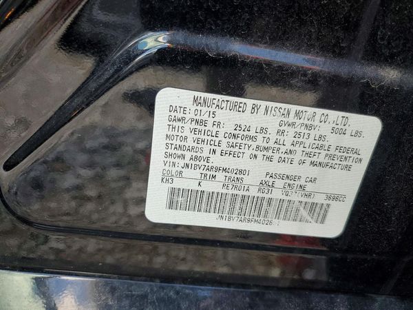 2015 INFINITI Q50