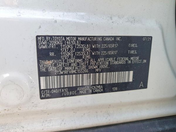 2021 TOYOTA RAV4