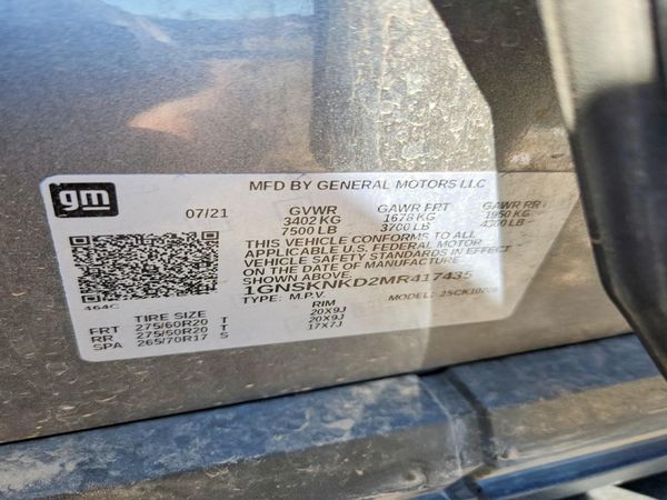 2021 CHEVROLET TAHOE