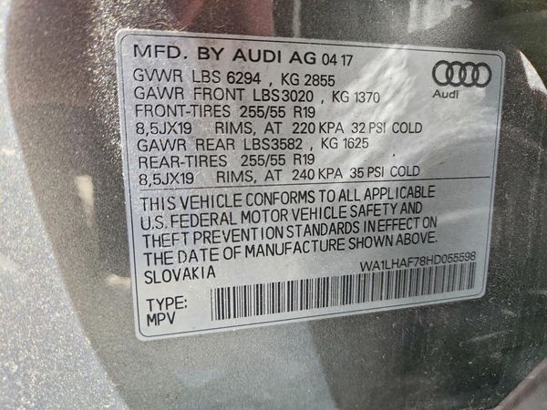 2017 AUDI Q7