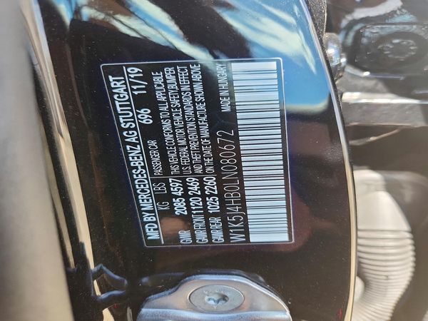 2020 MERCEDES-BENZ CLA