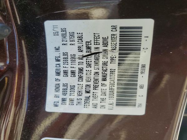 2012 ACURA TL TECH