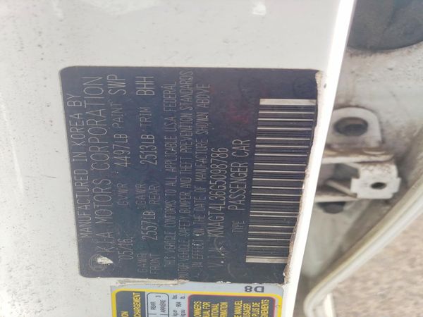2016 KIA OPTIMA