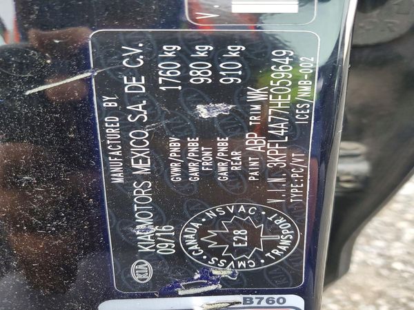2017 KIA FORTE LX Popular, S