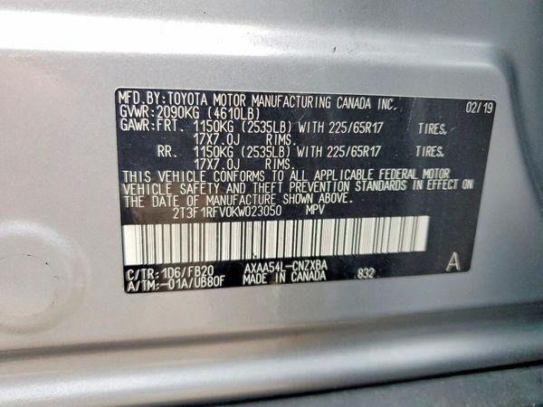 2019 TOYOTA RAV4