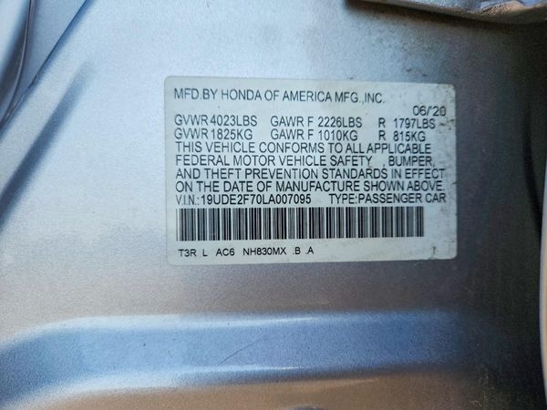 2020 ACURA ILX